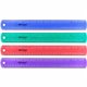 Westcott Transparent Jeweltone 12" Plastic Ruler - 12" Length 1" Width - 1/16 Graduations - Metric, Imperial Measuring System - 