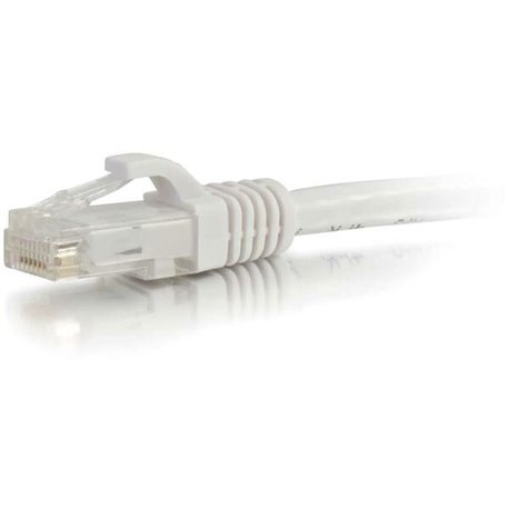 C2G 12ft Cat6 Snagless Unshielded (UTP) Ethernet Cable - Cat6 Network Patch Cable - PoE - White - 12 ft Category 6 Network Cable