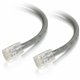 C2G 1ft Cat6 Non-Booted Unshielded (UTP) Ethernet Network Cable - Gray - 1 ft Category 6 Network Cable for Network Device - Firs