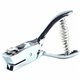 Business Source Handheld 15mm Slot Punch - 5/32" Punch Size - Metal - Silver, Chrome