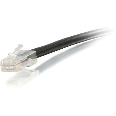 C2G 15ft Cat6 Non-Booted Unshielded (UTP) Ethernet Cable - Cat6 Network Patch Cable - PoE - Black - 15 ft Category 6 Network Cab