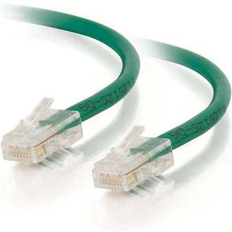 C2G 20ft Cat6 Non-Booted Unshielded (UTP) Ethernet Network Cable - Green - 20 ft Category 6 Network Cable for Network Device, Co