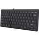 Adesso SlimTouch Mini Keyboard - Cable Connectivity - USB Interface - 78 Key - English (US) - QWERTY Layout - Desktop Computer, 