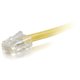 C2G 2ft Cat6 Non-Booted Unshielded (UTP) Ethernet Cable - Cat6 Network Patch Cable - PoE - Yellow - 2 ft Category 6 Network Cabl