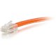 C2G 2ft Cat6 Non-Booted Unshielded (UTP) Ethernet Network Cable - Orange - 2 ft Category 6 Network Cable for Network Device, Com