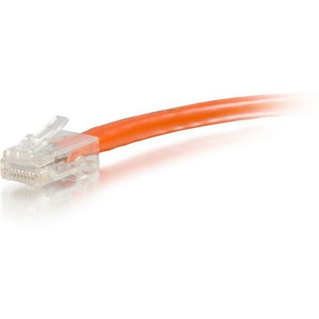 C2G 2ft Cat6 Non-Booted Unshielded (UTP) Ethernet Network Cable - Orange - 2 ft Category 6 Network Cable for Network Device, Com