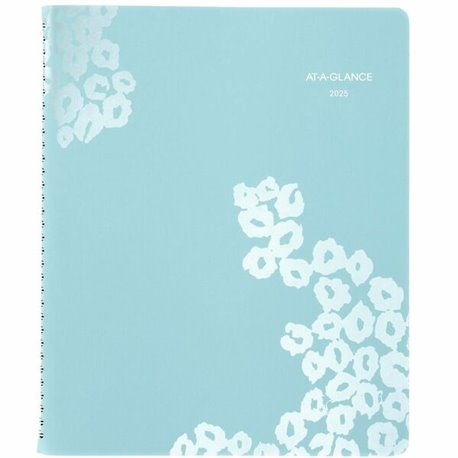 At-A-Glance Wild Washes Weekly Monthly Appointment Book Planner, Teal, Large - Large Size - Julian Dates - Weekly, Monthly - 13 