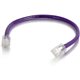 C2G 9 ft Cat6 Non Booted UTP Unshielded Network Patch Cable - Purple - 9 ft Category 6 Network Cable for Network Device - First 