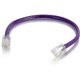 C2G 14ft Cat6 Non-Booted Unshielded (UTP) Ethernet Cable - Cat6 Network Patch Cable - PoE - Purple - 14 ft Category 6 Network Ca