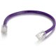 C2G 15ft Cat6 Non-Booted Unshielded (UTP) Ethernet Cable - Cat6 Network Patch Cable - PoE - Purple - 15 ft Category 6 Network Ca