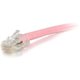 C2G 2 ft Cat6 Non Booted UTP Unshielded Network Patch Cable - Pink - 2 ft Category 6 Network Cable for Network Device - First En