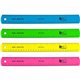 Westcott Shatterproof Ruler - 12" Length - 1/16 Graduations - Metric Measuring System - 1 Each - Translucent Assorted