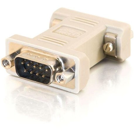 C2G DB9 Male to DB9 Female Null Modem Adapter - 1 Pack - 1 x 9-pin DB-9 RS-232 Serial Male - 1 x 9-pin DB-9 RS-232 Serial Female