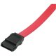 C2G 36in 7-pin 180&deg 1-Device Serial ATA Cable - Female SATA - Female SATA - 36" - Red