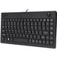 Adesso AKB-310UB Mini Trackball Keyboard - USB - 87 Keys - Black