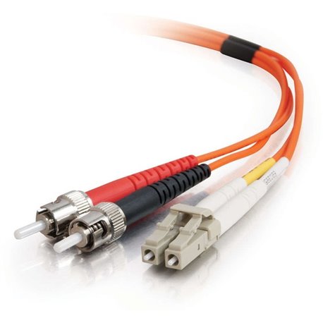 C2G Fiber Optic Duplex Patch Network Cable - 13.12 ft Fiber Optic Network Cable for Network Device, ATM - First End: 2 x LC Netw