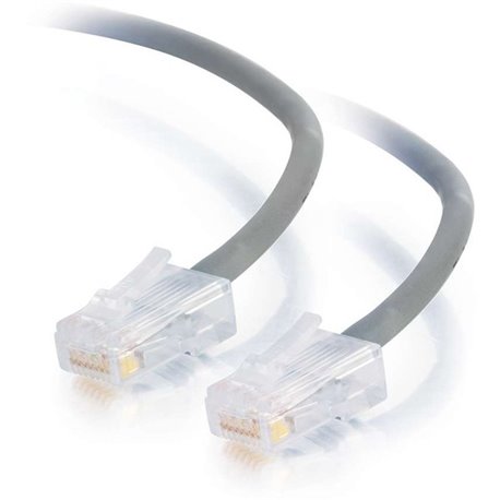 C2G 100ft Cat5e Non-Booted Unshielded (UTP) Network Patch Cable (Plenum Rated) - Gray - Category 5e for Network Device - RJ-45 M