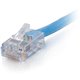 C2G 1 ft Cat6 Non Booted Plenum UTP Unshielded Network Patch Cable - Blue - 1 ft Category 6 Network Cable for Network Device - F