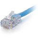 C2G 50 ft Cat6 Non Booted Plenum UTP Unshielded Network Patch Cable - Blue - 50 ft Category 6 Network Cable for Network Device, 