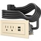 Wiremold Radiant Furniture Power Center (2) Outlet (2) USB, White - 2 x AC Power, 2 x USB - 3.10 A Current - Surface-mountable -