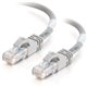 C2G-7ft Cat6 Snagless Unshielded (UTP) Network Crossover Cable - Gray - Category 6 for Network Device - RJ-45 Male - RJ-45 Male 