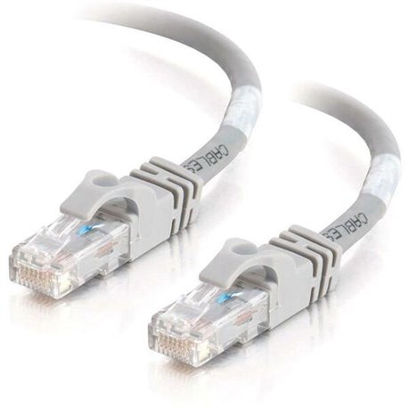 C2G-7ft Cat6 Snagless Unshielded (UTP) Network Crossover Cable - Gray - Category 6 for Network Device - RJ-45 Male - RJ-45 Male 