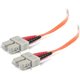 C2G 16.4ft (5m) SC-SC 50/125 OM2 Duplex Multimode PVC Fiber Optic Cable - Orange - 16.40 ft Fiber Optic Network Cable for Networ