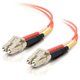 C2G-3m LC-LC 62.5/125 OM1 Duplex Multimode PVC Fiber Optic Cable (LSZH) - Orange - Fiber Optic for Network Device - LC Male - LC