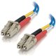 C2G-3m LC-LC 50/125 OM2 Duplex Multimode PVC Fiber Optic Cable - Blue - Fiber Optic for Network Device - LC Male - LC Male - 50/