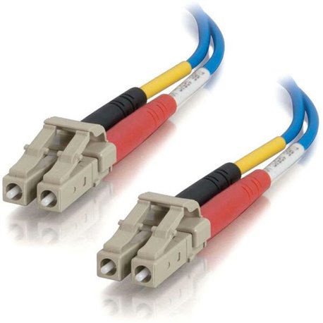 C2G-3m LC-LC 50/125 OM2 Duplex Multimode PVC Fiber Optic Cable - Blue - Fiber Optic for Network Device - LC Male - LC Male - 50/