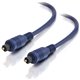 C2G 1m Velocity TOSLINK Optical Digital Cable - Toslink Male - Toslink Male - 3.3ft - Blue