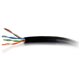 C2G 1000ft Cat6 Bulk Ethernet Network Cable-Solid UTP Riser CMR Black TAA - Category 6 for Network Device - 1000 ft - 1 x Bare W