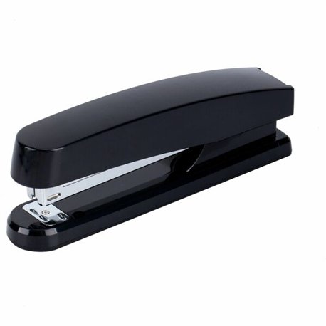 Business Source Full-strip Plastic Desktop Stapler - 20 of 20lb Paper Sheets Capacity - 210 Staple Capacity - Full Strip - 1/4" 