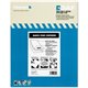 Chartpak 1.5 mil Applique Drafting Film - 100 Sheets - Letter - 8.50" x 11" - Clear - Self-adhesive - For Printer - 100 / Box