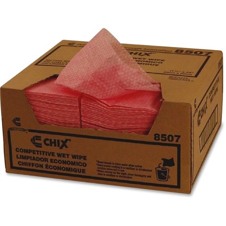 Chicopee 8507 Competitive Wet Wipes - 24" Length x 13.50" Width - 200 / Carton - Reusable, Absorbent, Lightweight, Pre-moistened