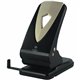 Business Source Two-hole Metal Punch - 2 Punch Head(s) - 60 Sheet of 20lb Paper - 1/4" Punch Size - Black, Gray
