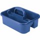 Akro-Mils Handheld Tote Caddy - External Dimensions: 13.8" Width x 18.4" Depth x 9" Height - Polymer - Blue - For Tool - 1 Each