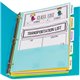 C-Line Bright Multi-pocket 5-tab Index Dividers - 5 Write-on Tab(s) - 5 Tab(s)/Set - Letter - 8.50" Width x 11" Length - 3 Hole 