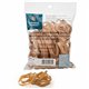 Business Source Premium Quality Rubber Bands - Size: 64 - 3.5" Length - 250 mil Thickness - 106 / Pack - Natural