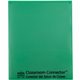 C-Line Classroom Connector Letter Report Cover - 8 1/2" x 11" - 2 Internal Pocket(s) - Green - 25 / Box