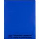 C-Line Classroom Connector Letter Report Cover - 8 1/2" x 11" - 2 Internal Pocket(s) - Blue - 25 / Box