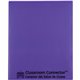 C-Line Classroom Connector Letter Report Cover - 8 1/2" x 11" - 2 Internal Pocket(s) - Purple - 25 / Box