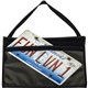 C-Line License Plate Holder - Support 13" x 8.50" Media - 9.3" x 14" - Vinyl - 1 Each - Clear, Black, Black