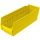 Akro-Mils Economical Storage Shelf Bins - 4" Height x 4.1" Width x 11.6" Depth - Water Proof, Label Holder, Durable, Stain Resis