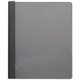 Business Source Letter Report Cover - 8 1/2" x 11" - 100 Sheet Capacity - 3 x Prong Fastener(s) - Black - 25 / Box