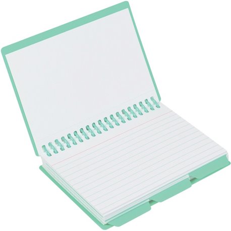 C-Line Spiral Bound Index Card Notebook with Index Tabs - Assorted Tropic Tones Colors, 1/EA, 48750