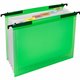 C-Line Fashion Letter Expanding File - 8 1/2" x 11" - 7 Pocket(s) - Green - 1 Each