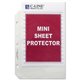 C-Line Heavyweight Poly Sheet Protectors - Mini Size, Clear, Top Loading, 8-1/2 x 5-1/2, 50/BX, 62058