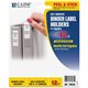 C-Line Self-Adhesive Binder Label Holders - For 4-5 inch Ring Binders, Peel & Stick, 2-3/4 x 3-5/8, 12/PK, 70035