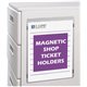 C-Line Magnetic Vinyl Shop Ticket Holders, Welded - 9 x 12, 15/BX, 83912